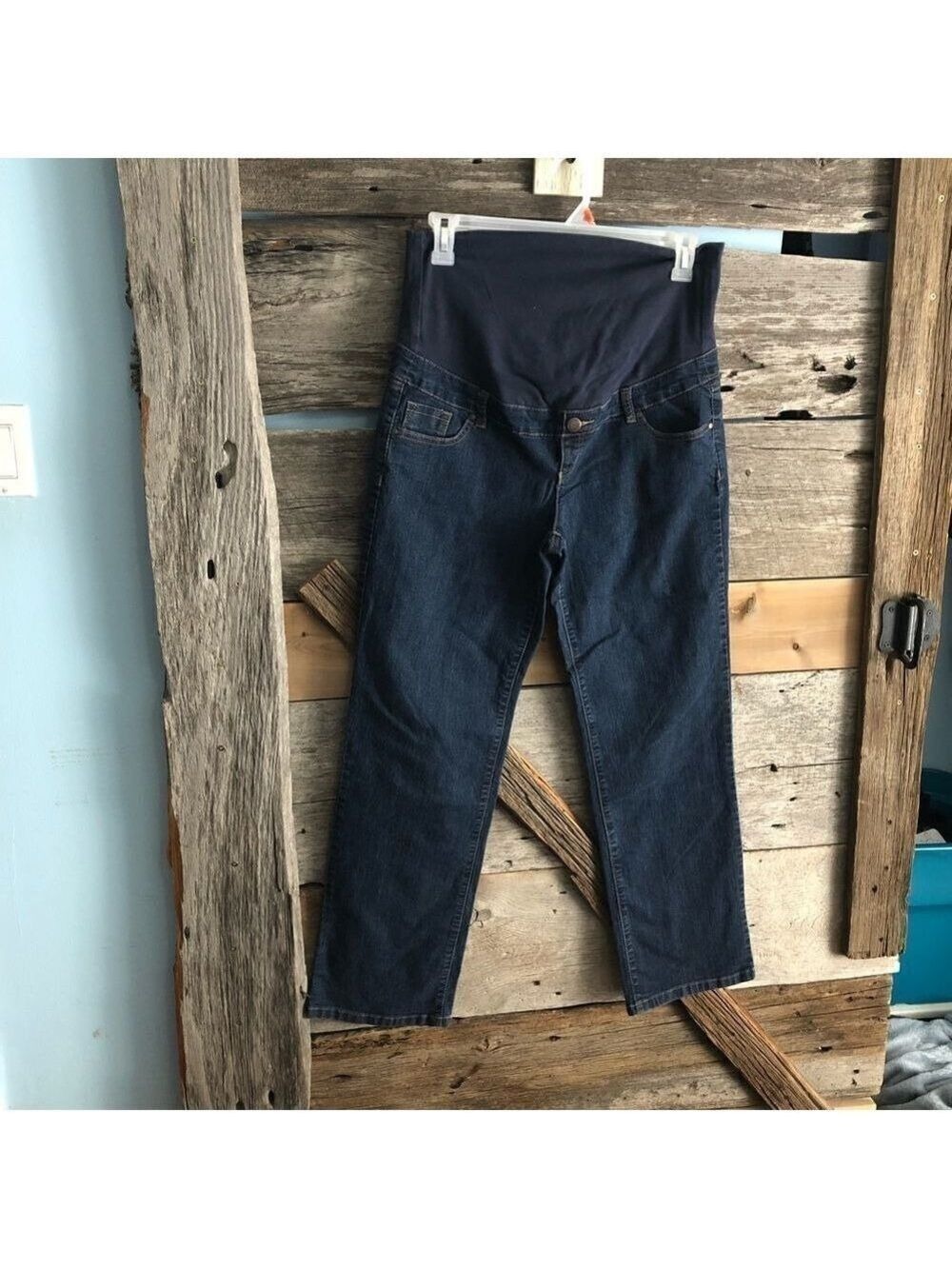 Thyme maternity size large dark wash jeans